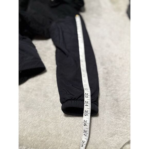 Pink Victoria Secret Womens Black Full Zip Medium Fleece Lined Jacket Hooded - Picture 6 of 8